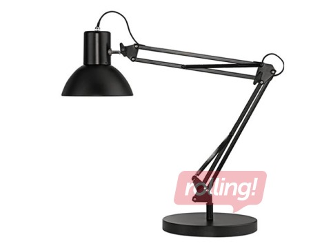 Galda lampa Unilux Success 66, E27, 11W, melna