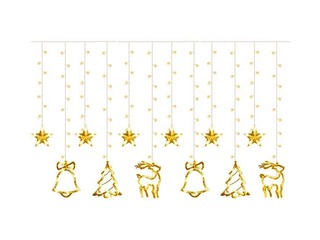 Electric String lights Springos, Christmas, 126 LED, warm white, 6m