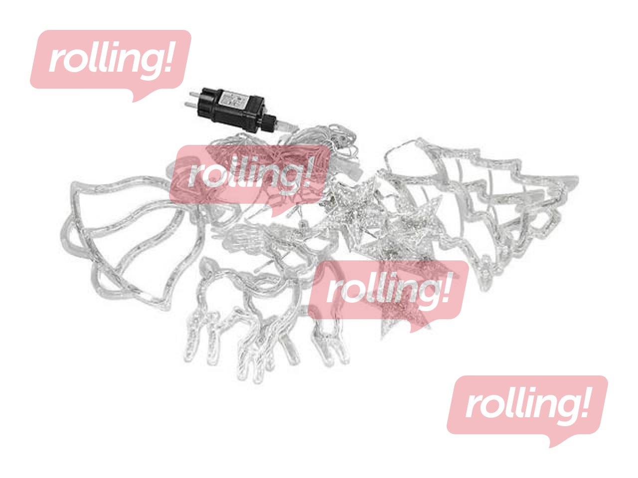 Electric String lights Springos, Christmas, 126 LED, warm white, 6m