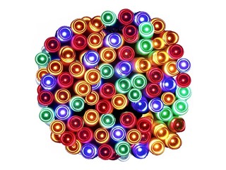 Electric string lights Springos, 100 LED, multicolour, 10.5m
