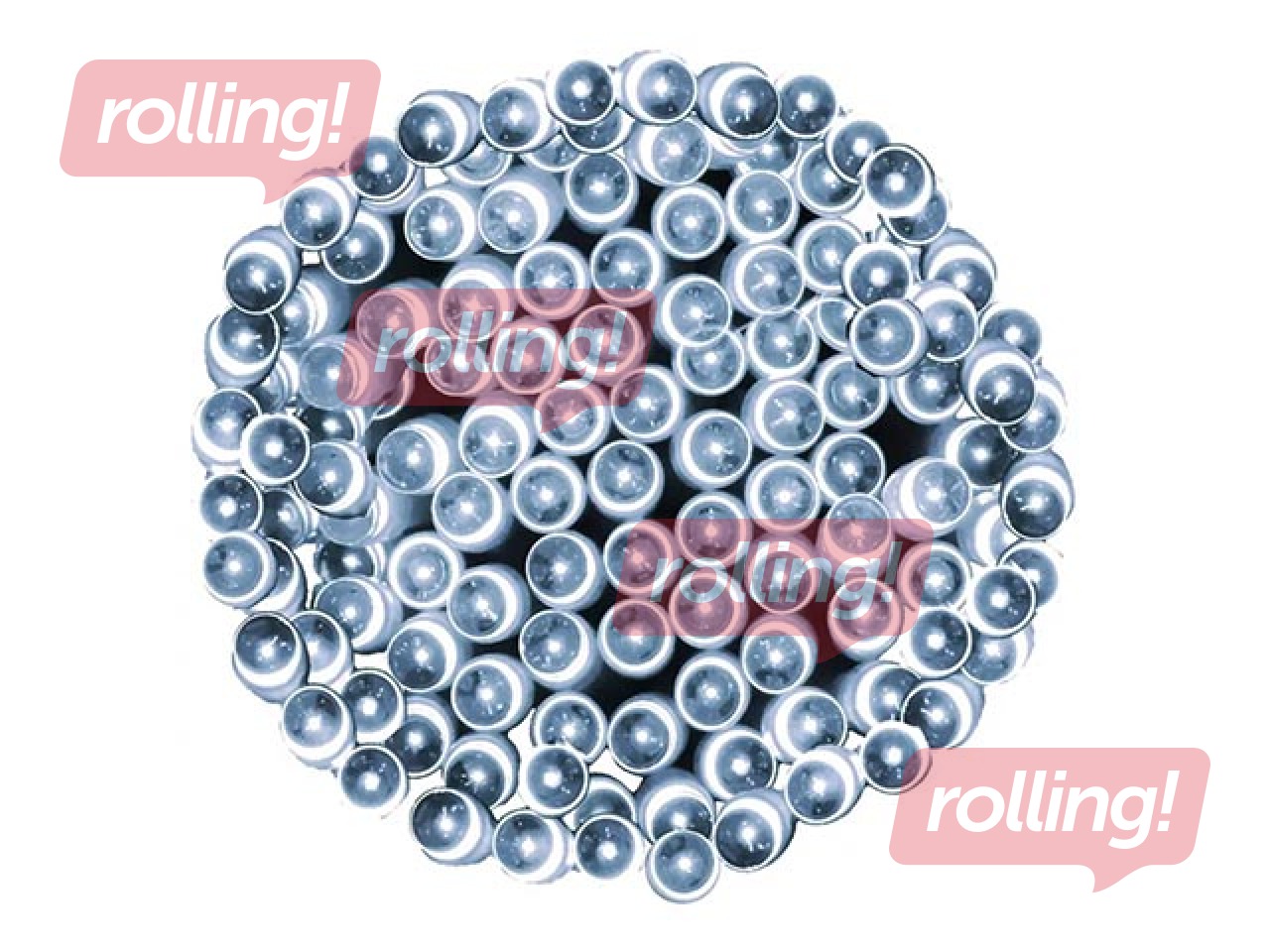 Electric String lights Springos, 100 LED, cold white, 10.5m