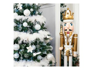 Christmas tree Springos, artificial, with pinecones, 220cm