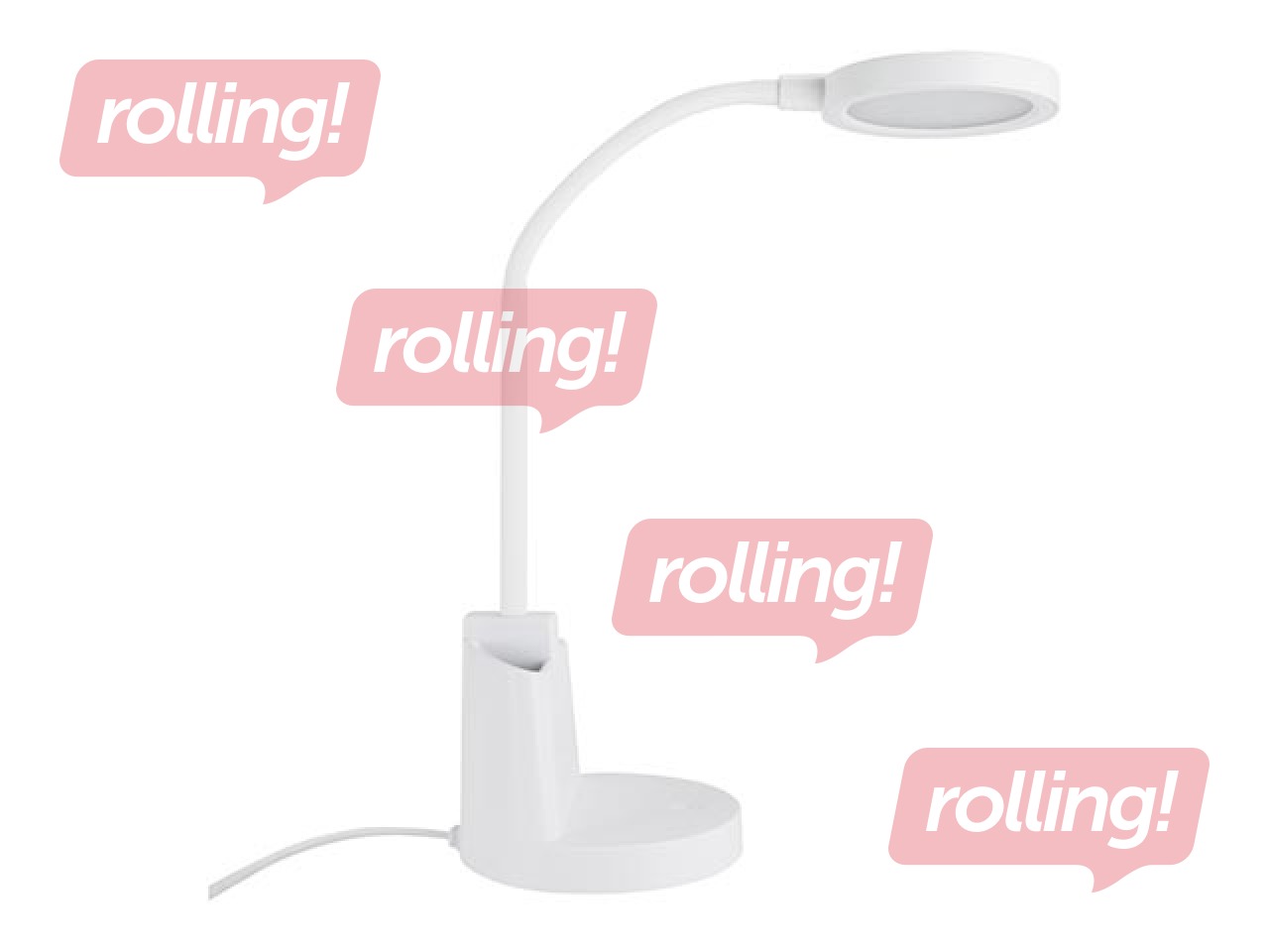 Laualamp LABOR, LED, 8W, valge