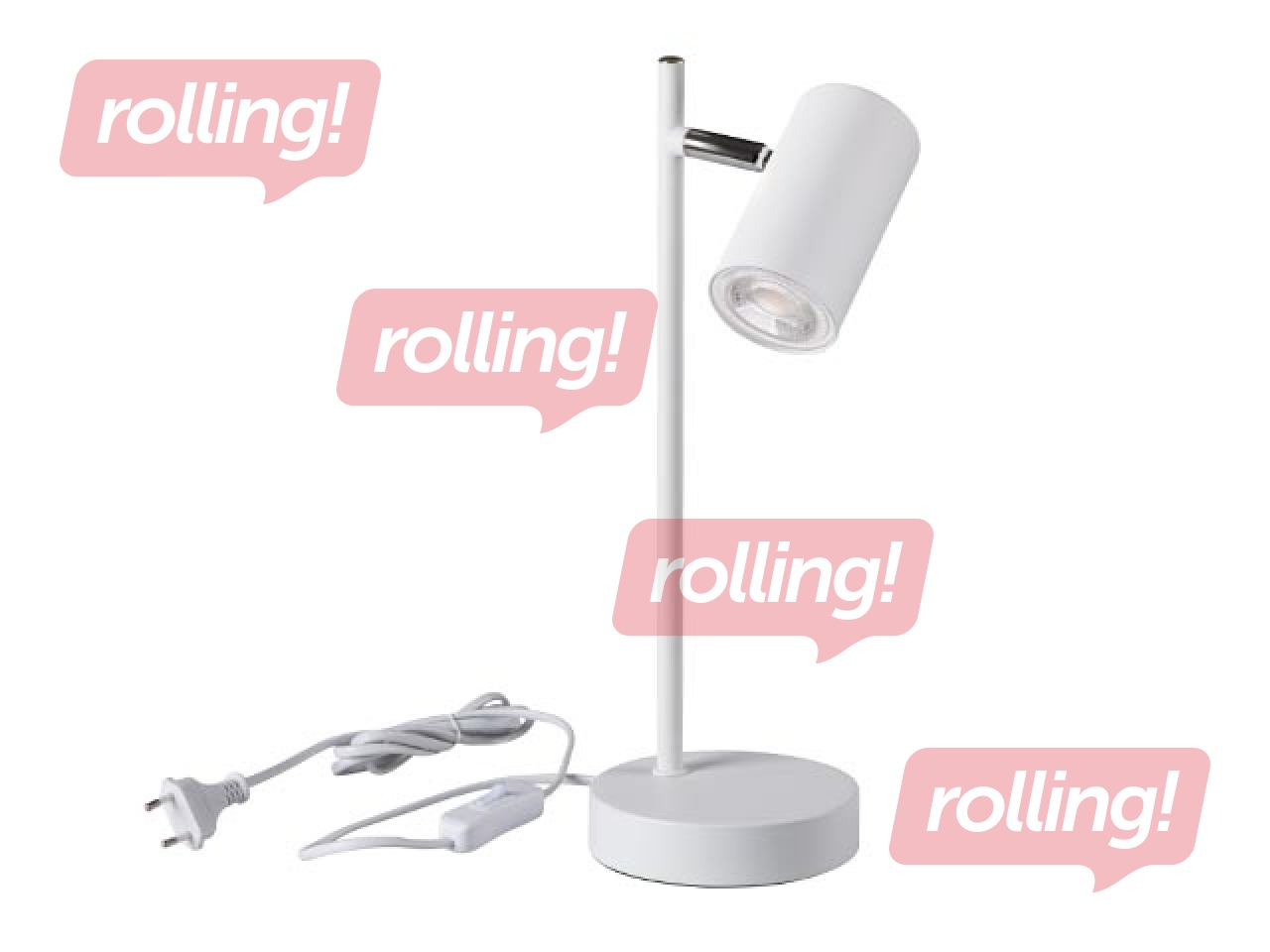 Desk lamp EVALO TL, GU10, 10W, white