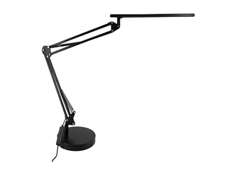 Galda lampa Unilux Swingoled 2.0, LED, 13W, regulējams spilgtums, melna