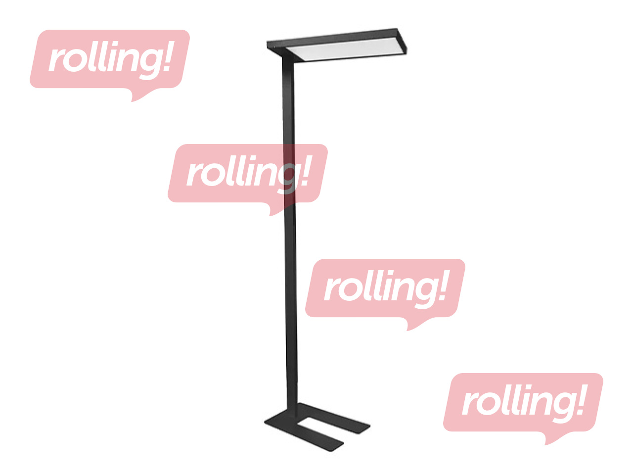 Põrandalamp Unilux Versus, LED, must, 196cm