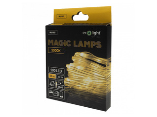 Electric string lights, Magic Lights 100 LED 3000K – 10m, warm white, USB 