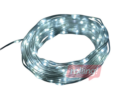 Elektrilised string-tuled, Magic Lights 100 LED 6500K – 10m, külm valge, USB 