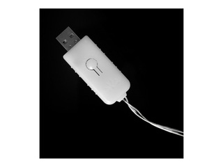 Электрическая гирлянда, Волшебные огни 200 LED 3000K – 20м, теплый белый, USB 