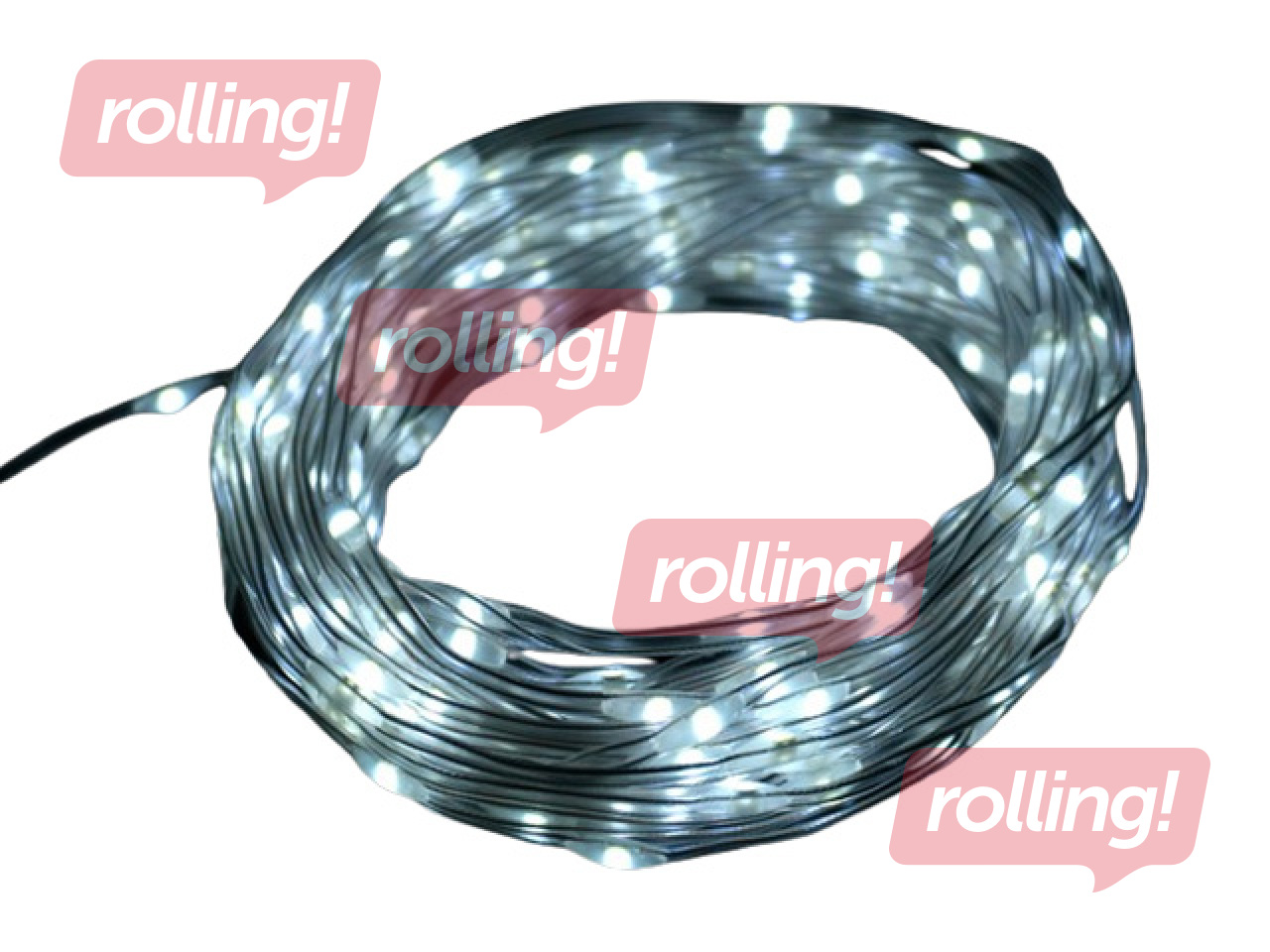 Elektrilised string-tuled, Magic Lights 200 LED 6500K – 20m, külm valge, USB 