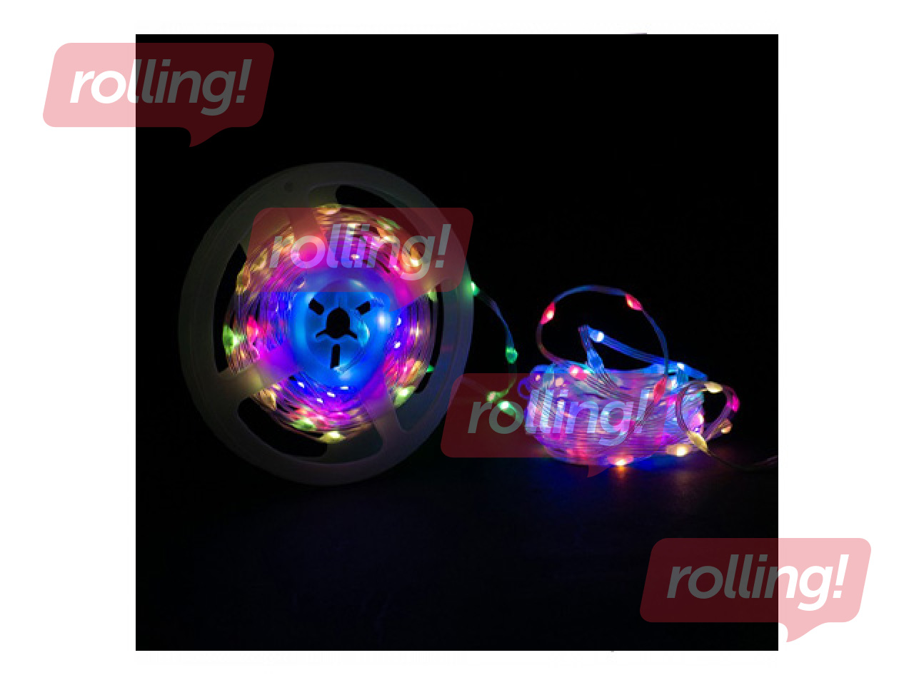 Электрическая гирлянда, Волшебные лампы 100 RGB LED (1 миллион цветов) – 5м, USB 5V