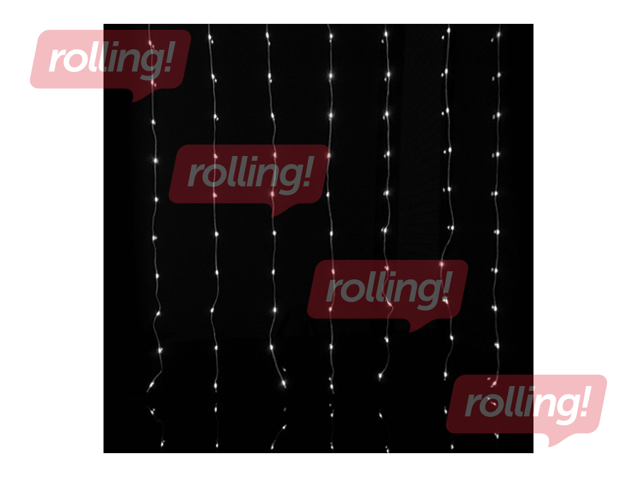 Elektrilampide ahel, MAGIC LAMP kardin 200LED, 2m*1m 6500K, külm valge, DC5V