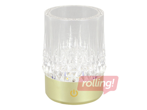 Laualamp Struhm Crystal Gral, LED, dekoratiivne, Ø7.5x10.5cm