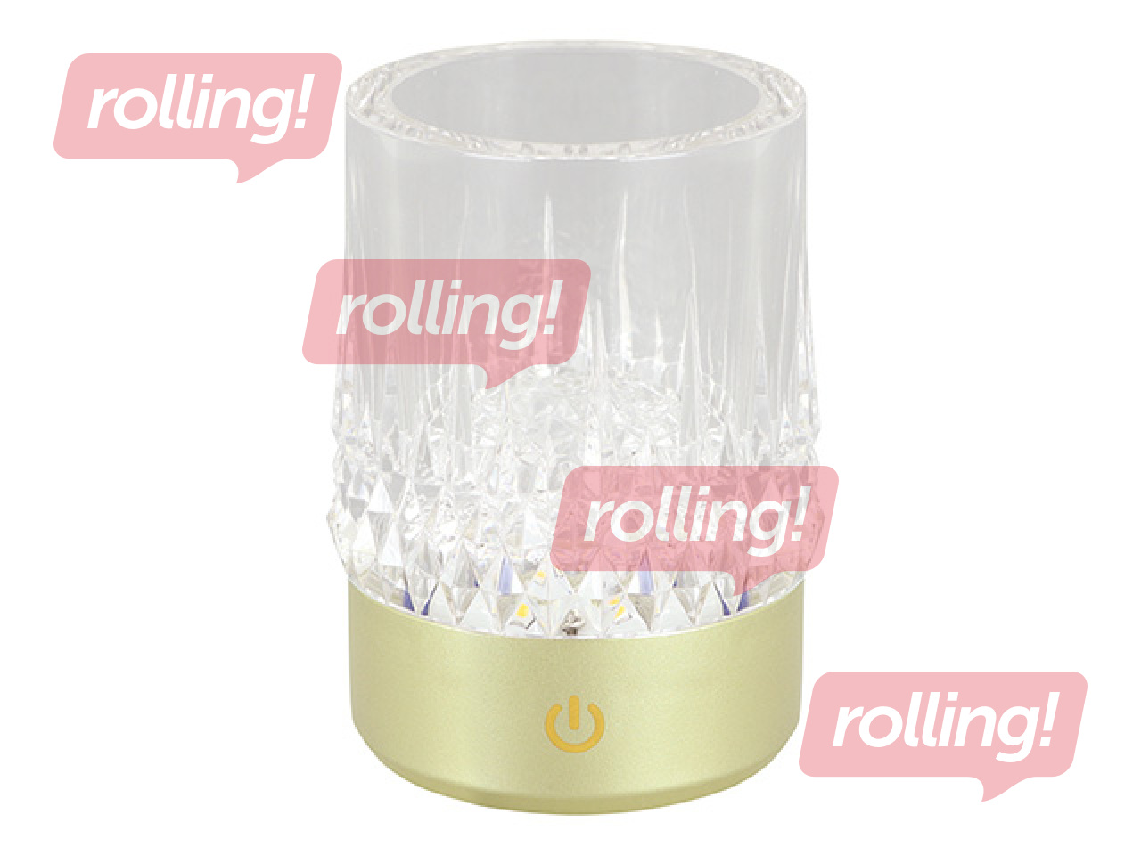 Laualamp Struhm Crystal Gral, LED, dekoratiivne, Ø7.5x10.5cm