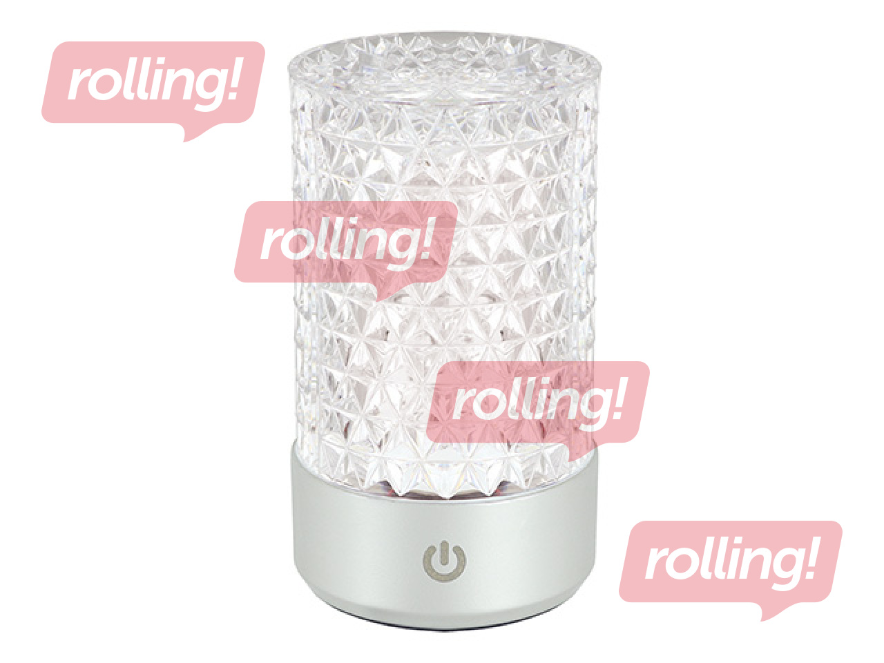 Laualamp Struhm Crystal Dubai, LED, dekoratiivne, Ø7.2x12cm