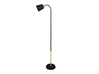 Stāvlampa Orno Grace, E27, 18W, melna, 160cm