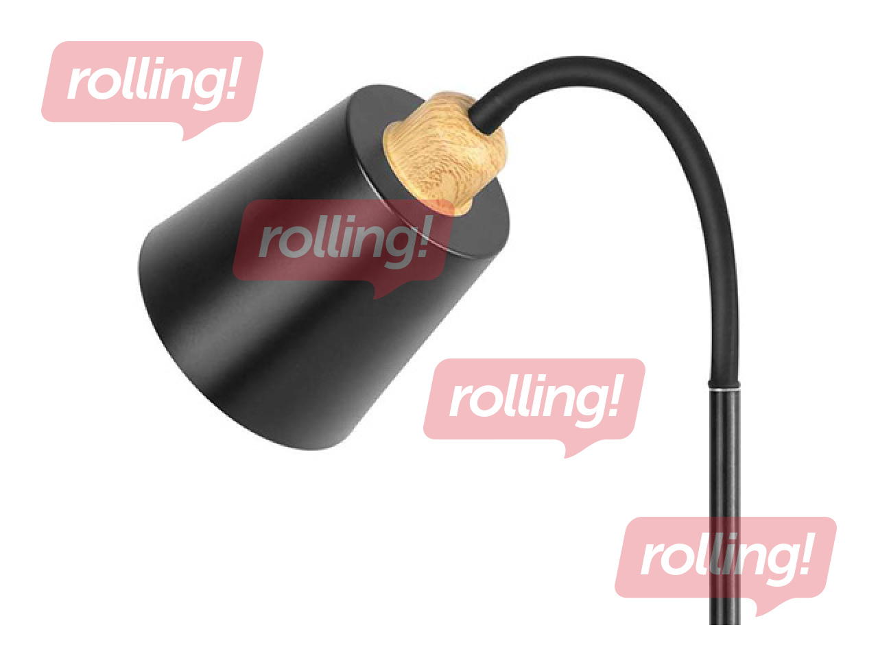 Stāvlampa Orno Grace, melna, 160cm