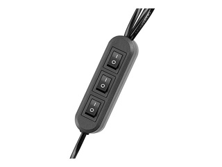 Põrandalamp Orno Grace Triple, must, 192cm