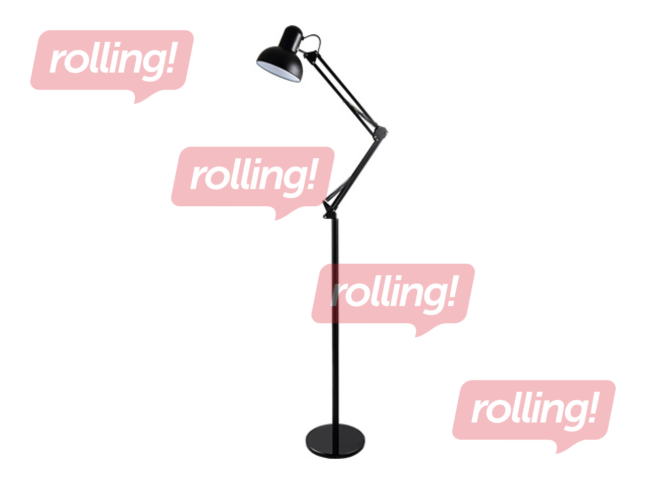 Торшер Orno Luwes II, чёрный, 182cm