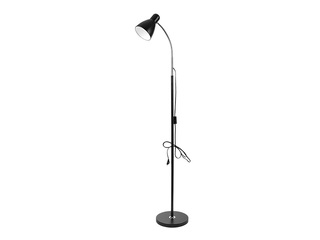 Stāvlampa Orno LAR, E27, 20W, melna, 160cm