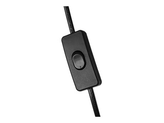 Stāvlampa Orno LAR, E27, 20W, melna, 160cm