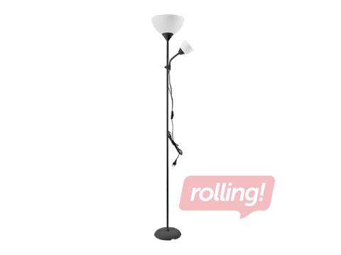 Põrandalamp Orno Urlar, must, 175cm
