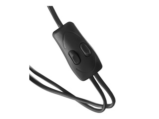 Põrandalamp Orno Urlar, must, 175cm