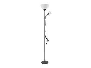 Stāvlampa Orno Urlar, E14 un E27, 25W un W40,melna, 175cm
