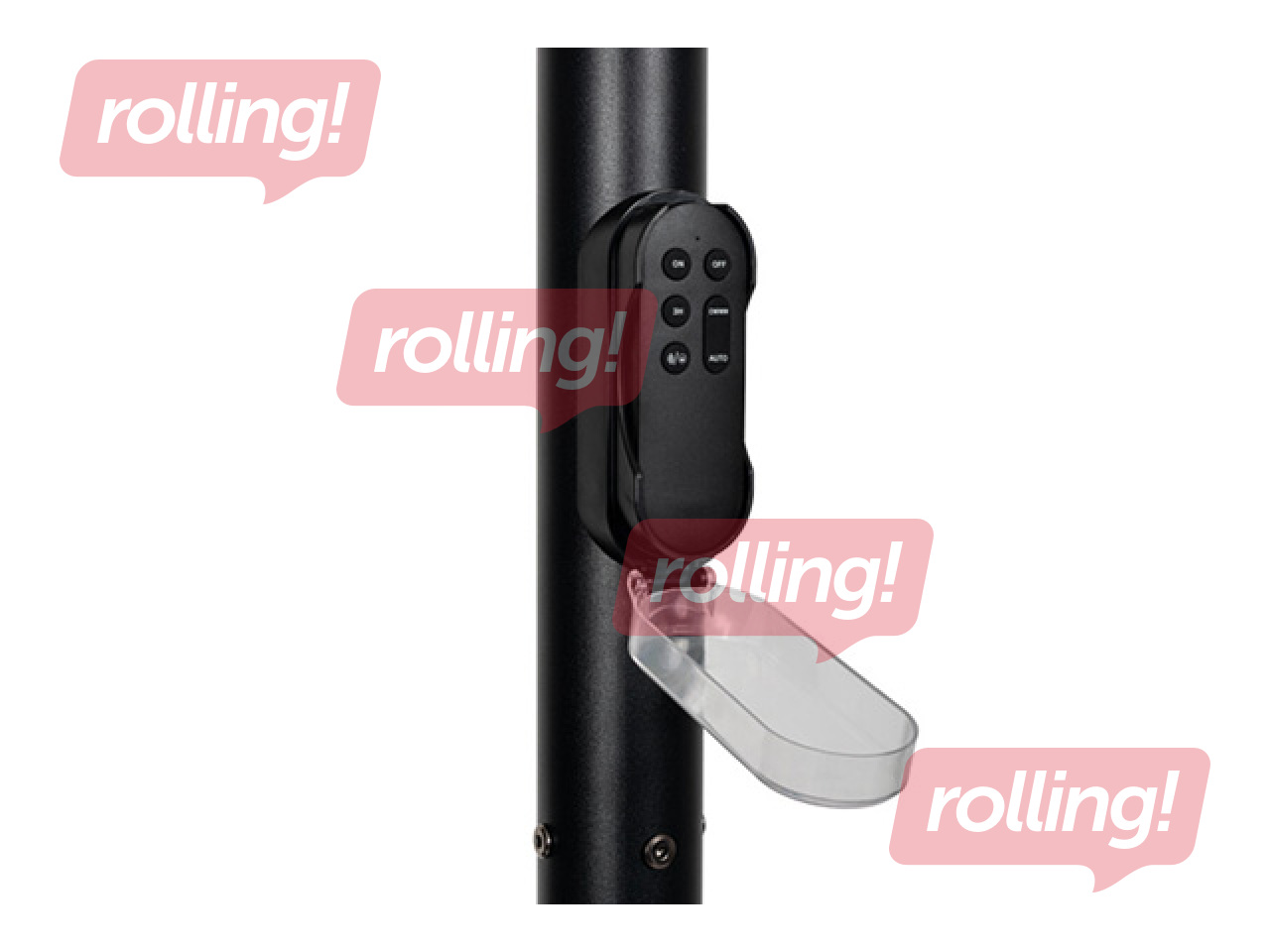 Päikeselamp Kanlux Pareno, liikumisanduriga, LED, 25W, reguleeritav heledus, must