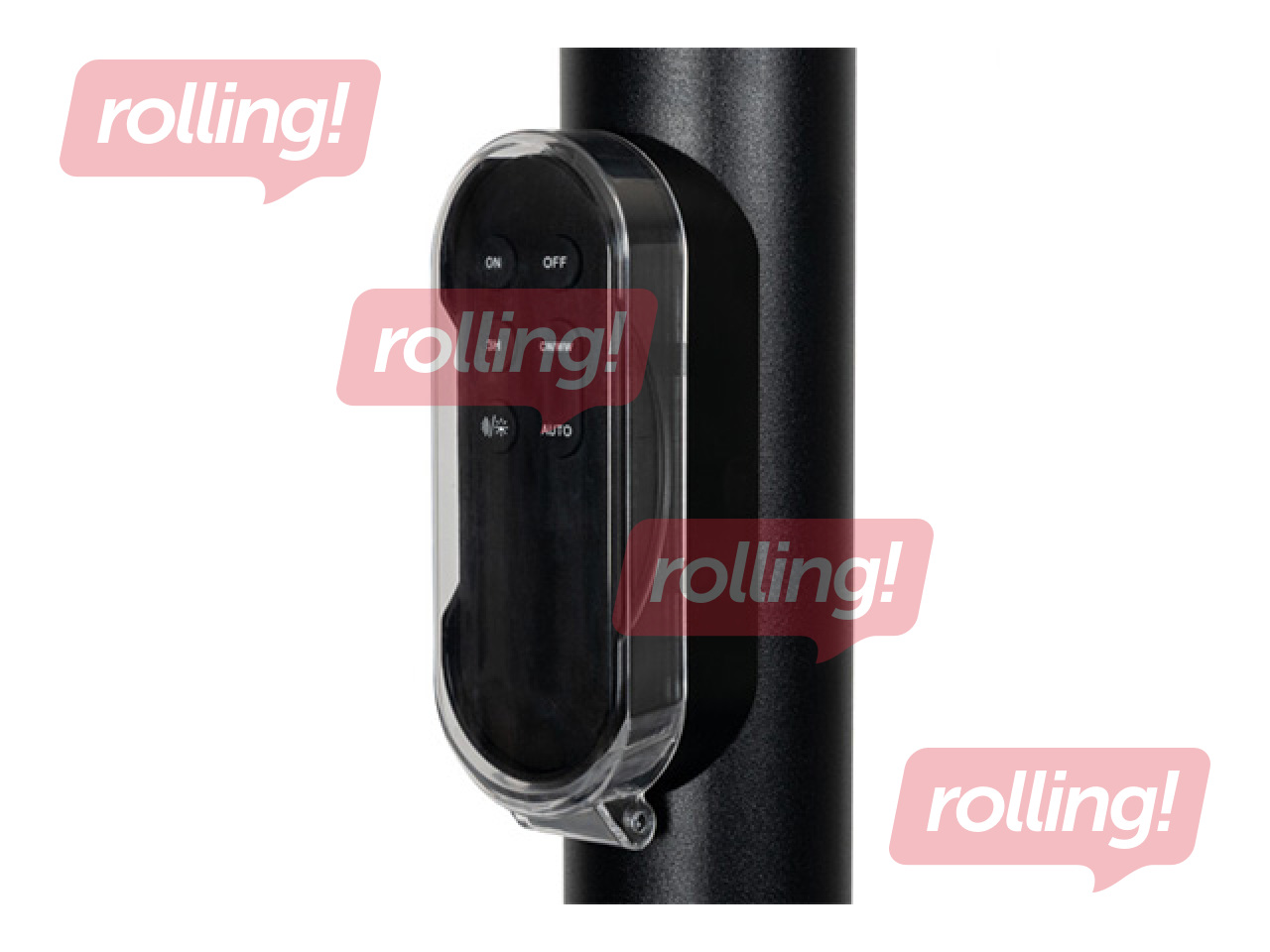 Päikeselamp Kanlux Pareno, liikumisanduriga, LED, 25W, reguleeritav heledus, must