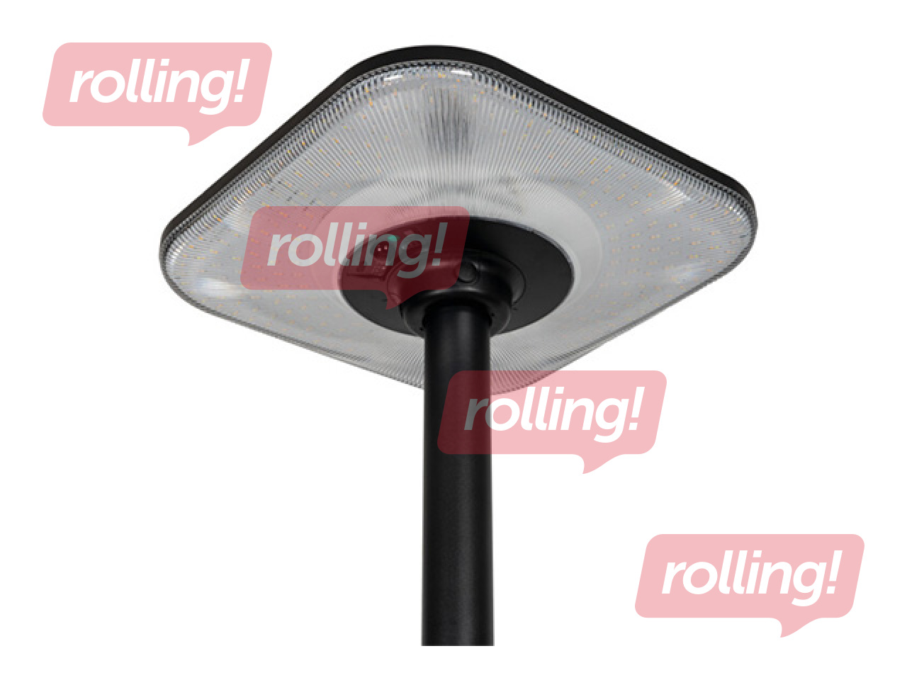 Päikeselamp Kanlux Pareno, liikumisanduriga, LED, 25W, reguleeritav heledus, must
