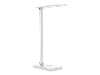Galda lampa Virone, ar bezvadu lādētāju, LED, 7W, regulējams spilgtums, balta