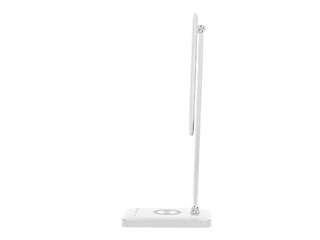 Galda lampa Virone, ar bezvadu lādētāju, LED, 7W, regulējams spilgtums, balta