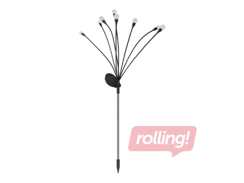 Päikeselamp Struhm Ardo, LED, 8x0.08W, must, soe valge valgus