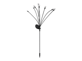 Päikeselamp Struhm Ardo, LED, 8x0.08W, must, soe valge valgus