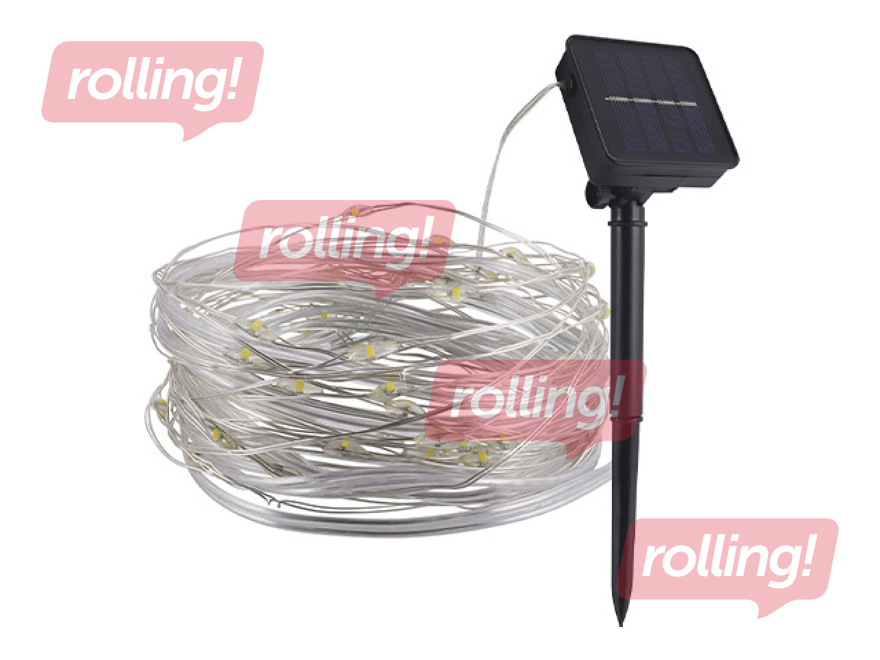Päikeselamp Struhm Orion, valguskett, LED, 2W, 5m, soe valge valgus