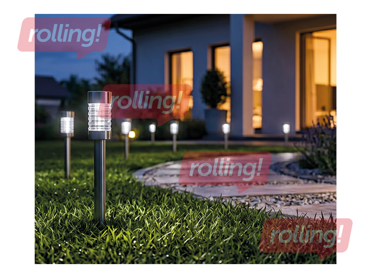 Päikeselamp Struhm Femi Chrome, LED, 0.01W, külm valge valgus