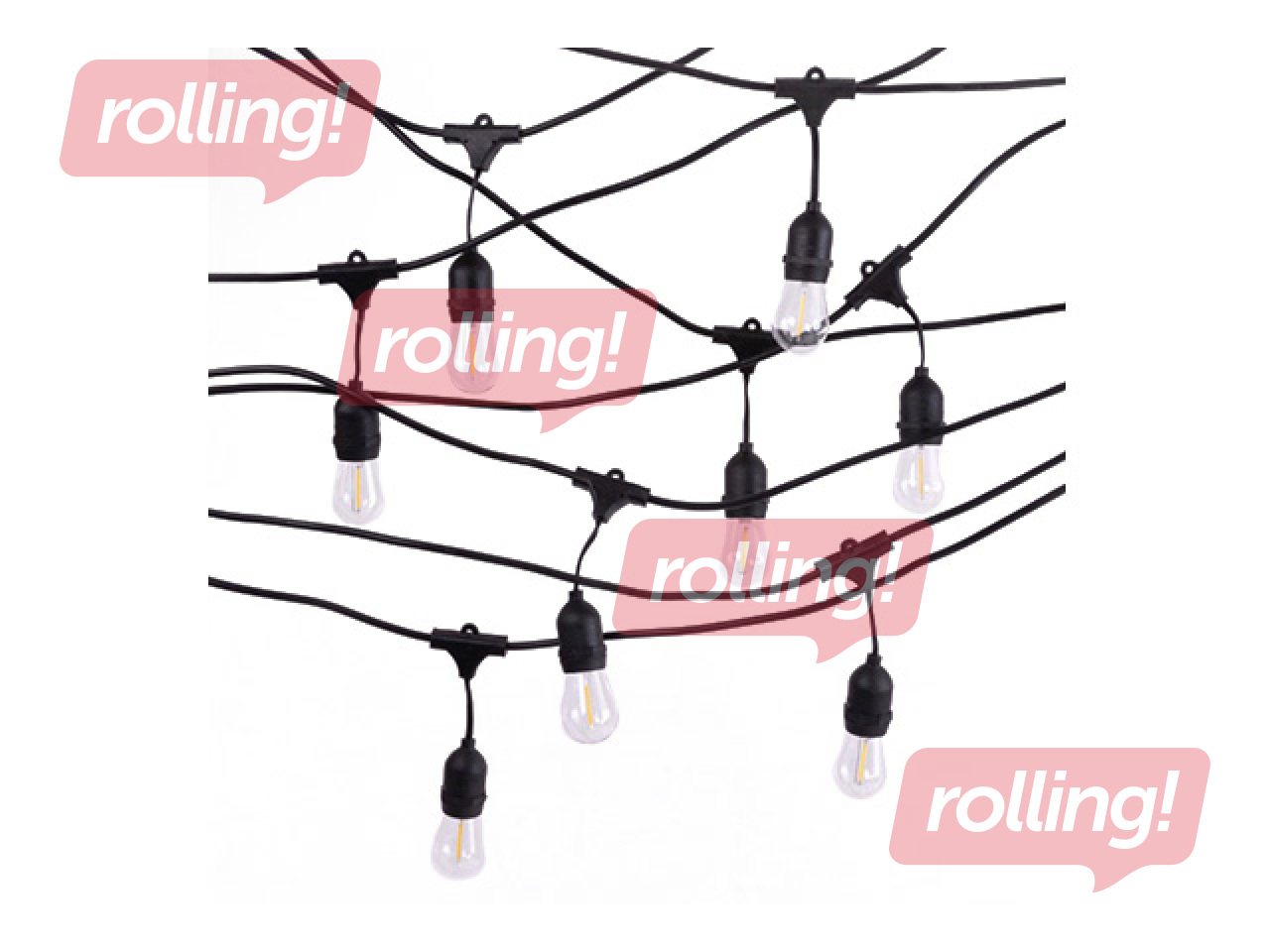 LED-valgustid, 10 m + 10 x G45 E27 1 W 2700 K