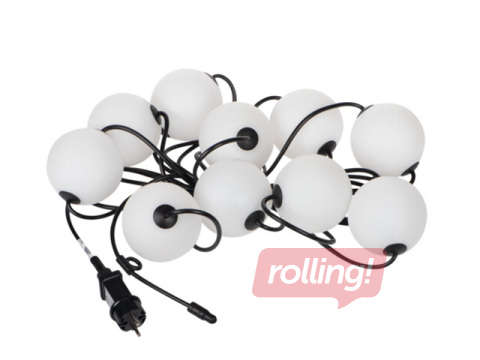 Gaismas virtene LED, virtene 6m, 10 W 350 lm 2500K, silti balta