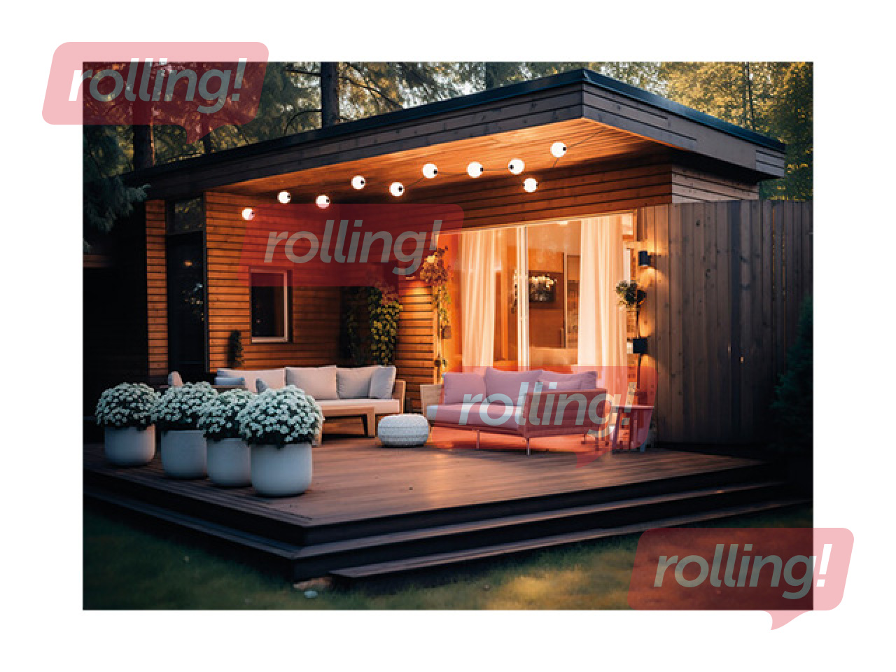 LED-valgustikett, kett 6 m, 10 W, 350 lm, 2500 K