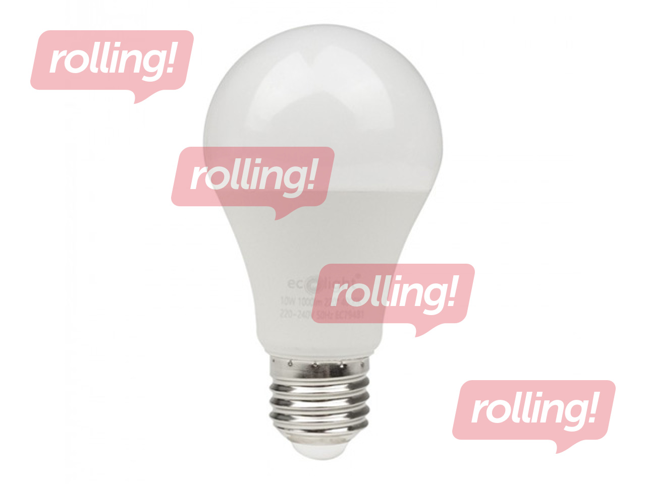 Spuldze Eco Light LED E27 10W 3000K 1000lm, silti balta