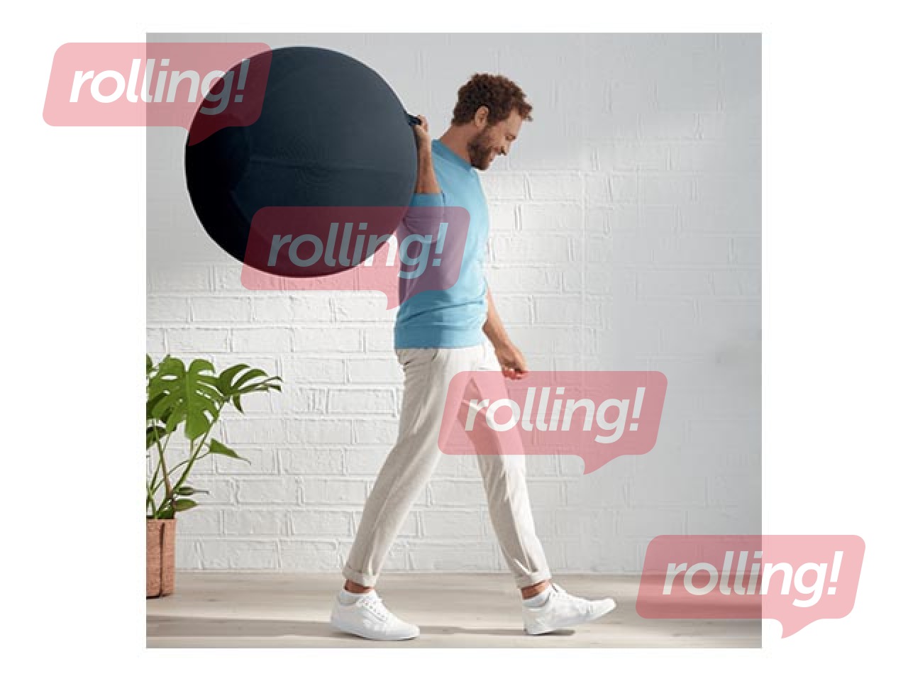 Balance ball Leitz Ergo Cosy Active, grey, 65cm
