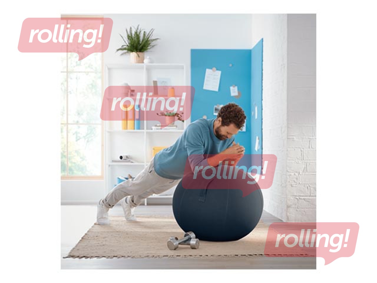 Balance ball Leitz Ergo Cosy Active, grey, 65cm