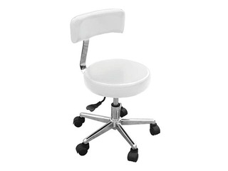Master chair with back, white