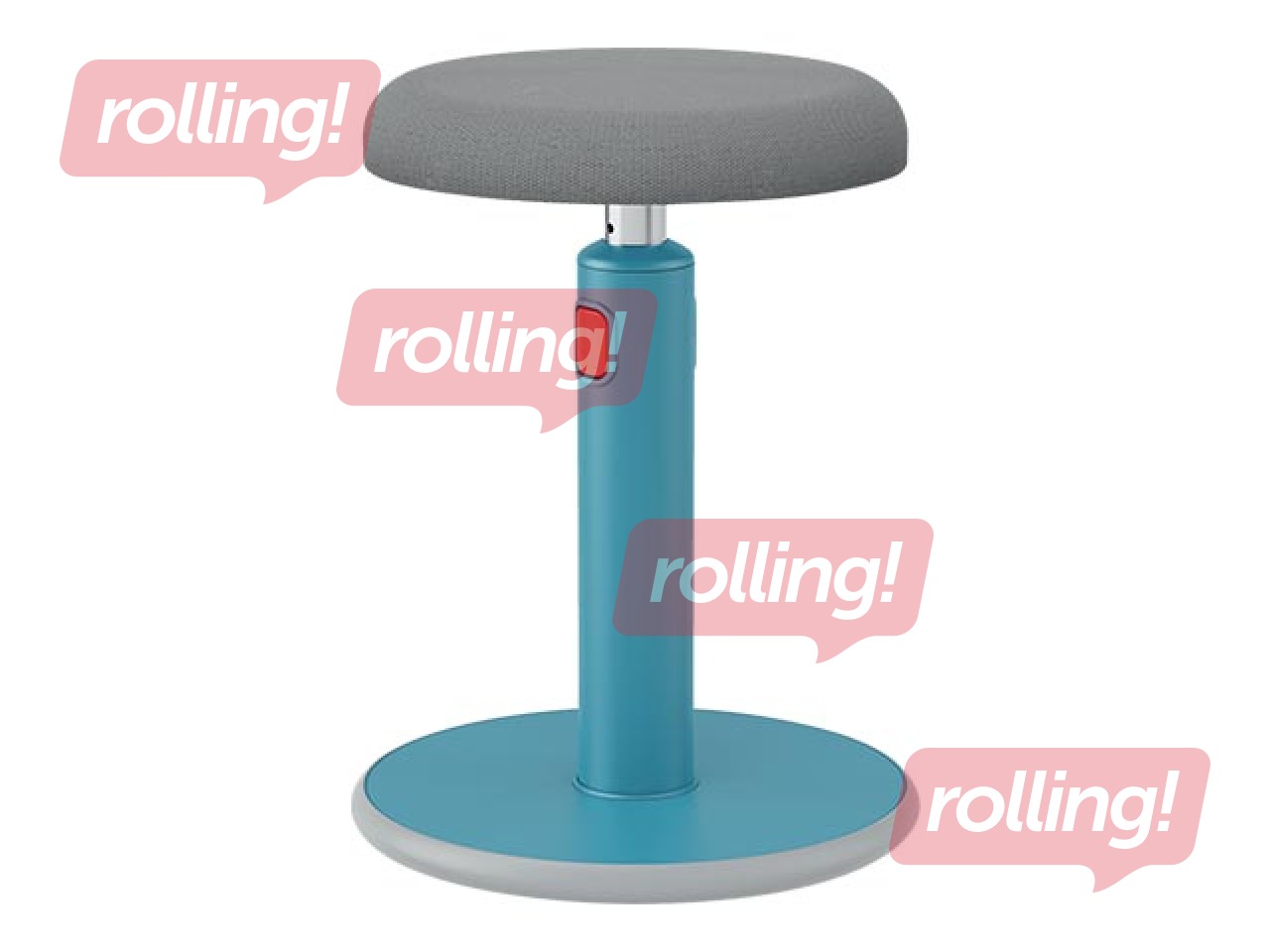 Multifunctional, adjustable chair Leitz Ergo Cosy, grey/blue