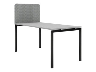 Acoustic partition, 70 cm, gray