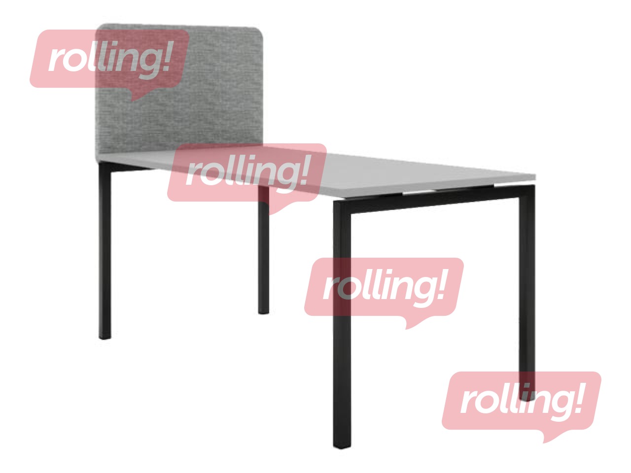 Acoustic partition, 70 cm, gray