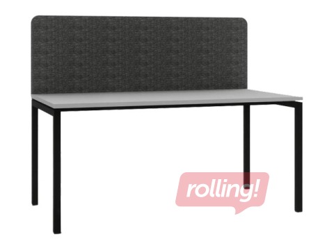 Acoustic partition, 160 cm, dark gray