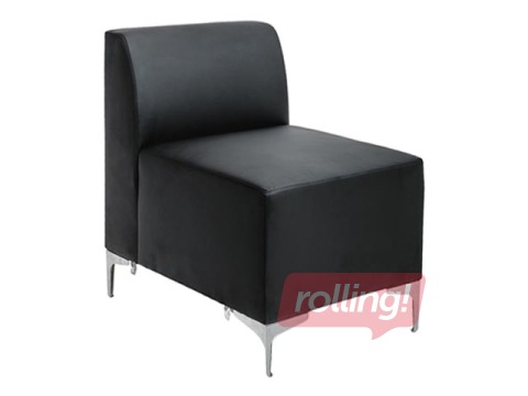 The middle section of the modular sofa OTTO, black