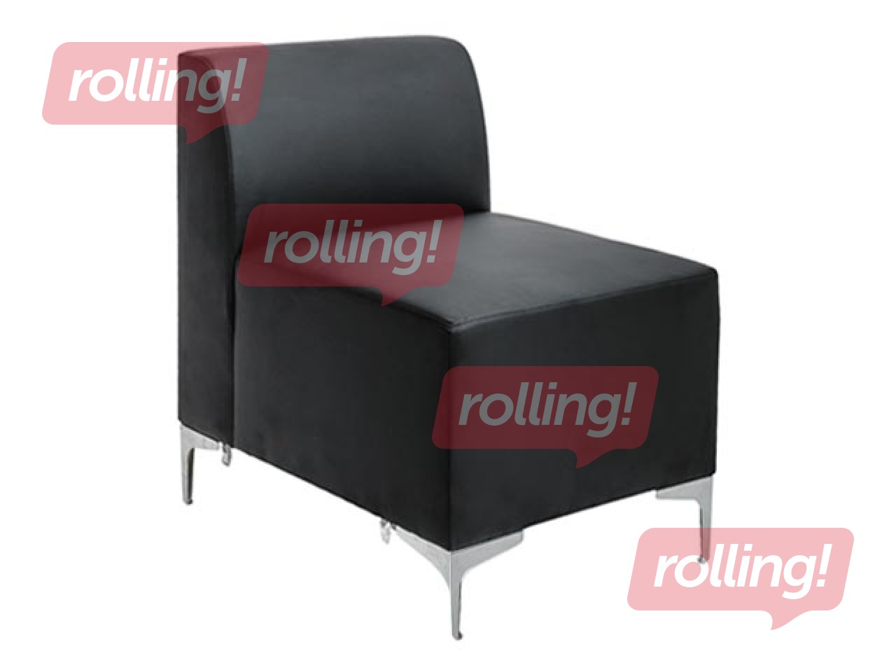 The middle section of the modular sofa OTTO, black
